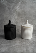 Load image into Gallery viewer, White Raindrop Geo Candle