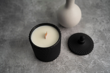 Load image into Gallery viewer, Black Raindrop Geo Candle